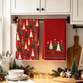 thumbnail image 5 of Yhmxh Christmas Kitchen Towels Set of 2, Christmas Tree Decorative Dish Towels, Absorbent Soft Holiday Hand Towels, Xmas Tea Towels for Kitchen Counter, Cooking, Christmas Decoration 15.75"x23.62", 5 of 6