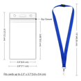 thumbnail image 3 of Lanyards WEZEBEL de 24 unidades con cierre de seguridad y porta credencial impermeable, 3 of 6