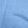 thumbnail image 1 of oneOone Velvet Medium Blue Fabric Rainbow Sewing Craft Projects Fabric Prints By Yard 58 Inch Wide, 1 of 5