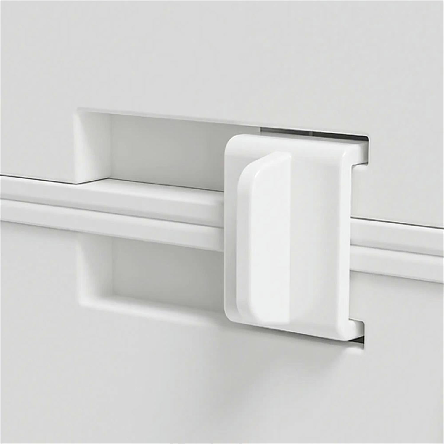 Demi Bonn Portable Floor Cabinet, Folding Bedroom Armoire with 8 Cube Compartments, 2 Hanging Rods and 11 Magnet Doors, Freestanding Clothes Storage Unit, White