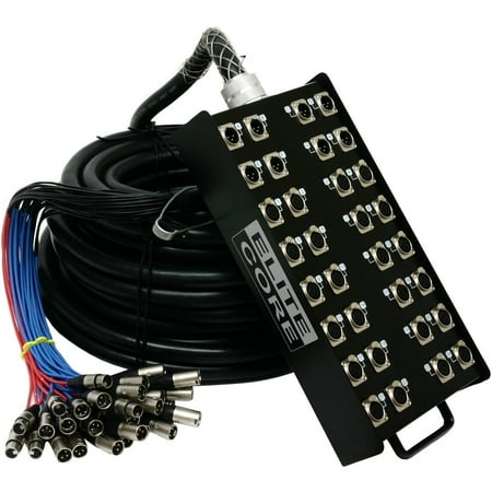 Elite Core 100' ft Stage Snake 24 x 8 PS248100 LIFETIME WARRANTY