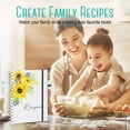 thumbnail image 3 of 6 x9 Sunflower Hardcover Recipe Binder, Blank Recipe Binder to Write in Your Own Recipes, Recipe Binder, Recipe Book Blank, Recipe Notebook, Cookbook Binder, Recipe Journal, Blank Cookbook, 3 of 6