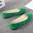 thumbnail image 6 of IUJSOY Women Round Toe Flats Comfortable Ballet Walking Shoes Dressy Slip on Casual Loafers, 6 of 6