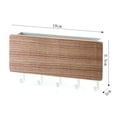 thumbnail image 4 of Organizador de Rejil para Almacenamiento de Cartas Sunnimix Ganchos para colgar en la pared Madera oscura, 4 of 7