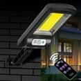 thumbnail image 4 of Oggfader Solar Lights Outdoor Pathway Lights Motion Sensor Solar Powered Lights IP65 3 Modes With Remote Control Wall Security Lights For Fence Yard Garden Patio Front, 4 of 6