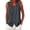 Dark Gray, variant on Women's Linen Sleeveless Vest, Casual Button Detail Decorative Tank Top, Comfortable Layering Piece for Spring, Summer, and Vacation Wear, Soft and Lightweight-Navy