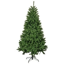 7.5 ft Hinged Noble Fir Artificial Christmas Tree with Stand and Hinged Branches