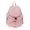 Pink, variant on Cinch Top Nylon Rucksack, Lightweight Gym Knapsack with Divided Compartments, Durable Bag for Outdoor Errands, 10.63 Inch (Grey)