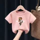 thumbnail image 3 of Camisetas de algodón con estampado de osos divertidos para niños y bebés, camisetas de manga corta estilo Harajuk, camisetas kawaii para niños y niñas, ropa de verano, 3 of 5