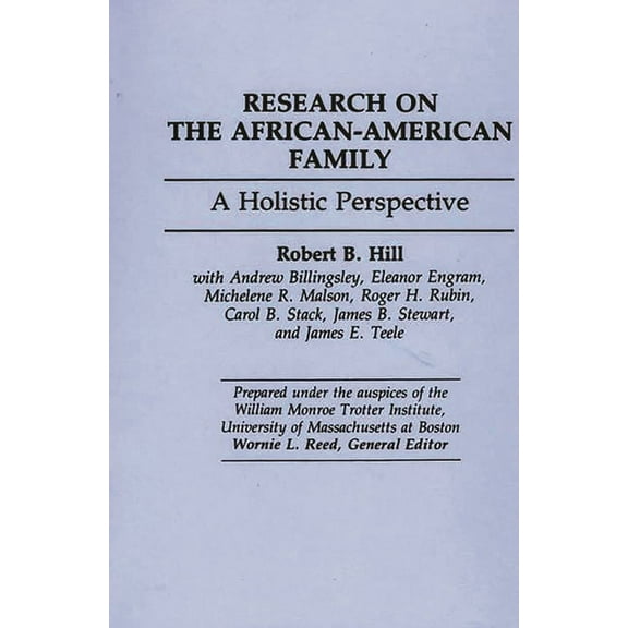 Research on the African-American Family: A Holistic Perspective, (Paperback)