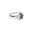 thumbnail image 2 of Vintage Ring Star Shape Ring Comfort Fit 925 Solid Silver Engagement Gift Ring, 2 of 5