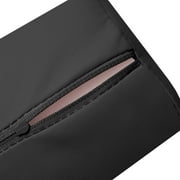 Saloniture Half Round Massage Table Bolster Pillow Pad - 26 x 6 x 3 Inch - Black