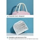 thumbnail image 4 of Naiovety Bolsa de almuerzo con aislamiento de poliéster con gran capacidad - Para el hogar o la oficina Bolsas de almuerzo para mujeres Bolsa Organizadores de utensilios de cocina Rosa claro 1, 4 of 6