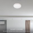 thumbnail image 4 of HIAKDOFT Outdoor Ceiling Light With White PVC For Hallway Living Room 1 Set, 4 of 7