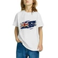 thumbnail image 4 of Ugoldhm Boys Independence Day Outfits Red White Blue Tees 3-10Y Cotton Summer Casual Shirts, 4 of 6