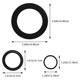 thumbnail image 3 of 6Pcs Pool Washer Replacement Parts Pool Plunger Valves Washer Replacement Parts Compatible for Intex Accessories, 3 of 3