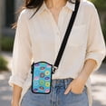 thumbnail image 4 of WIRESTER Cell Phone Pouch Sleeve Case for with Adjustable Crossbody Strap Neck Lanyard for Women Men Working Walking Travelling - Breaking Time With Donuts, 4 of 5
