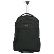 Wrangler 19in Rolling Backpack W/ Side Laptop Pocket, Black