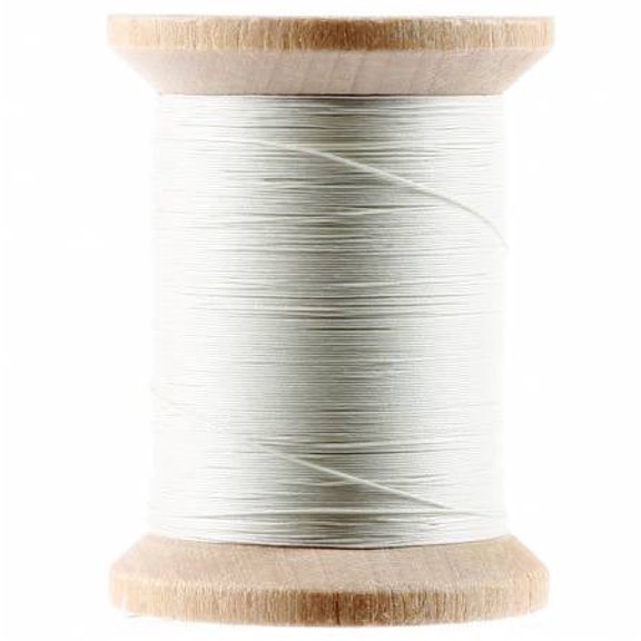 Yli - Cotton - Hand Quilting Thread White - 3-Ply - 500Yd -