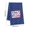thumbnail image 4 of FEOLGEHLY Patriotic Kitchen Towels 4th of July Independence Day Fireworks Stars Red White Blue Dish Towels, 18x28 inch Seasonal Summer Memorial Day Decoration Hand Towels, 4 of 7