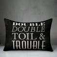 thumbnail image 3 of Creative Products Double Toil Trouble 20 x 14 Spun Poly Pillow, 3 of 3