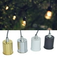 thumbnail image 2 of Alloy E27 Bulb Holder with Cord Screw Base Heat Resistant Design Lighting Part, 2 of 7