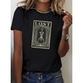 thumbnail image 1 of Camisetas gráficas de verano para mujer: cuello redondo, manga corta, suaves, cómodas y elegantes | Camisetas lisas y sencillas que favorecen a adultos, hombres, mujeres, adolescentes y jóvenes., 1 of 6
