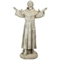 thumbnail image 2 of Northlight St. Francis of Assisi with Birds Outdoor Garden Statue - 24", 2 of 8