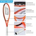 thumbnail image 2 of LUNNADE Unicorn Tennis Racket for Kids Junior, 19/21/23/25 Inch Youth Tennis Racquet with Cover, Suitable for Beginner, 2 of 5