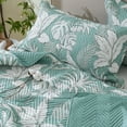 thumbnail image 3 of Kingrest Cotton Quilt Set King Size, Lightweight Pattern Comforter Set, Oversized Bedspread Coverlet Quilted Bedding Set, 3 of 9