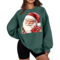 thumbnail image 1 of Birdeem Chandail en Molleton de Noël à Col Rond en Polaire Fine pour Femmes, Manches Longues, Coupe Ample, Chandails en Molleton de Noël pour Femmes, Hauts de Noël pour Femmes, 1 of 5