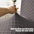 thumbnail image 4 of Birdeem Stretch Chair Covers, 4-Pack Elastic Dining Chair Slipcovers, Fits Most Chairs, Machine Washable Fabric, Home Kitchen and Event Use, 4 of 7