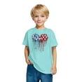 thumbnail image 6 of BRGZLK Independence Day Shirts For Kids Fashion Cute USA Flag Printed Tees Boys Girls Loose Round Neck Casual Short Sleeve Cotton Tops Blue 5-6 Years, 6 of 6