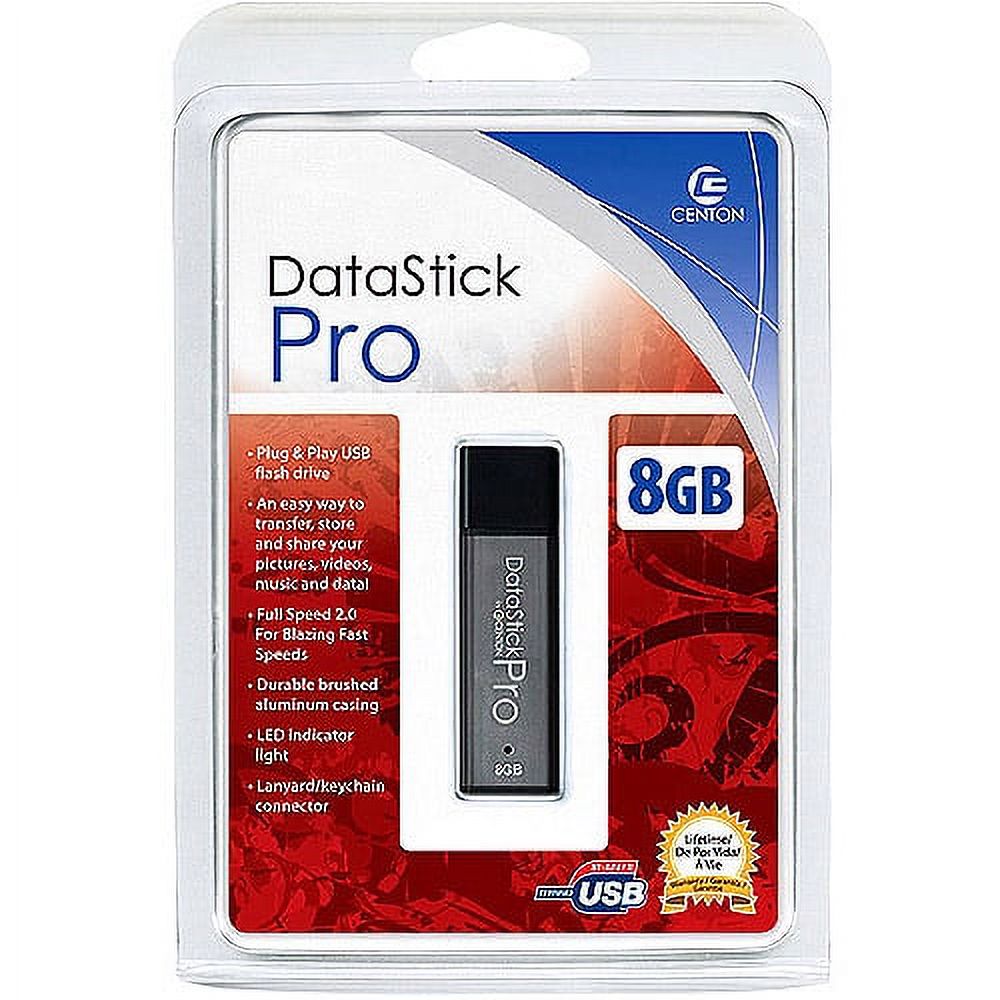 Centon USB 2.0 Datastick Pro (Grey) 8GB - image 2 of 2