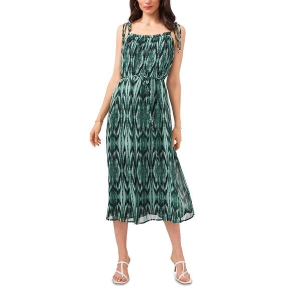 Vince Camuto Womens Rainforest Texture Dress