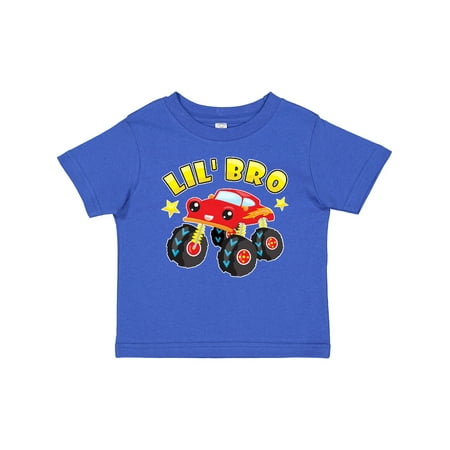 

Inktastic Monster Truck Little Bro Gift Baby Boy T-Shirt