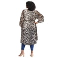 thumbnail image 2 of Avenue Women's Plus Size Tie-Front Duster Kimono, 2 of 2