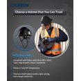 thumbnail image 3 of LANON Casque Rigide à Grand Bord, Approuvé pour Travaux de Construction OSHA, Casque de Sécurité en HDPE avec Suspension à Cliquet Réglable à 4 Points, 3 of 7