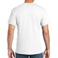 thumbnail image 2 of Playful Music Festival Graphic Design Men's Big Size Cotton Polyester DryBlend T-Shirt - White 2XL, 2 of 2