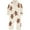 Beige Gingerbread, variant on Baby and Toddler Girl Jumpsuit, Sizes 0/3-24 Months