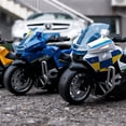 thumbnail image 2 of 1 pieza de motocicleta de juguete con tracción a la fricción para niños., 2 of 8