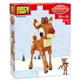 thumbnail image 5 of Brickcraft Rudolph the Red-Nosed Reindeer Rudolph Decoration Brick Building Kit (85-Piece Set), Hanging Christmas Décor, Collectible Holiday Ornament, 5 of 8