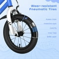 thumbnail image 6 of Costway 14'' Kid's Bike with Removable Training Wheels & Basket for 3-5 Years Old Blue, 6 of 8