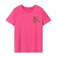 thumbnail image 1 of Camiseta para mujer con cuello redondo y cuello redondo, transpirable, camisetas de verano para senderismo y trabajo S, 1 of 7