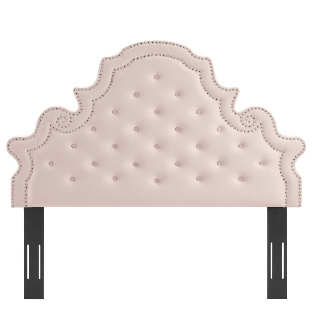 Modway Diana Tufted Performance Velvet Full/Queen Headboard in Pink