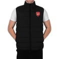 thumbnail image 1 of Arsenal FC Mens Quilted Padded Gilet, 1 of 6