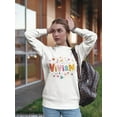 thumbnail image 2 of Colorful Name "vivian". Sweatshirt Women -Image by Shutterstock, Female Small, 2 of 4