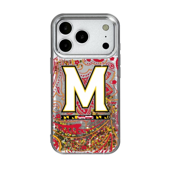Keyscaper  Maryland Terrapins Memories Print iPhone Glitter Case