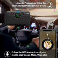 thumbnail image 4 of Car Bluetooth 5.3 Speaker, Handsfree Bluetooth Car kit for Cell Phone, Support Siri Google Voice, 4 of 5