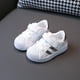 thumbnail image 1 of Zapatillas de deporte para niños y niñas, zapatillas con cabeza de concha, primavera y otoño, estilo coreano, zapatos blancos para bebés de 1 a 3 años, 1 of 5